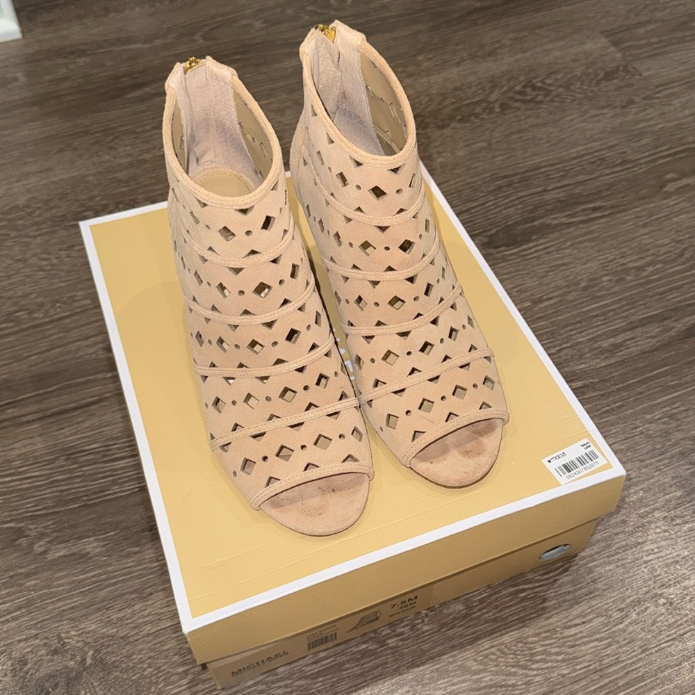 Michael Michael Kors Uma Wedge Suede Wedges